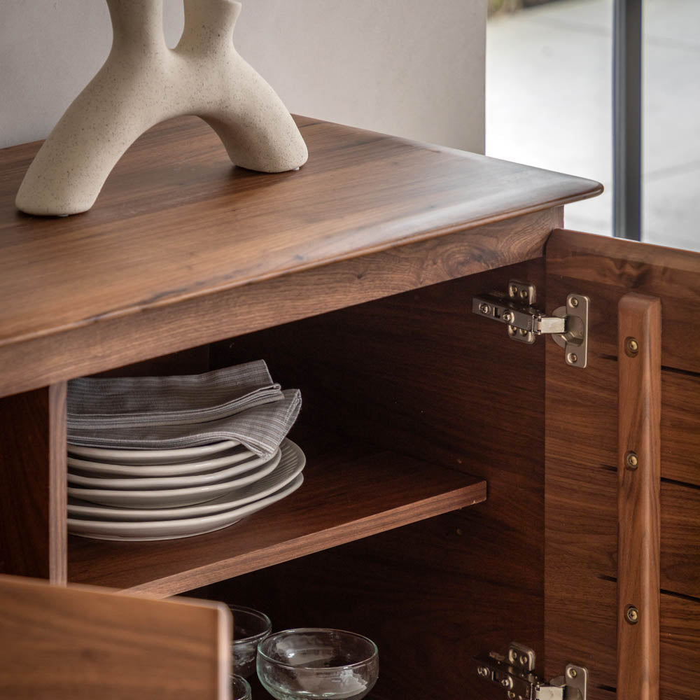 Girona 2 Door Sideboard Walnut