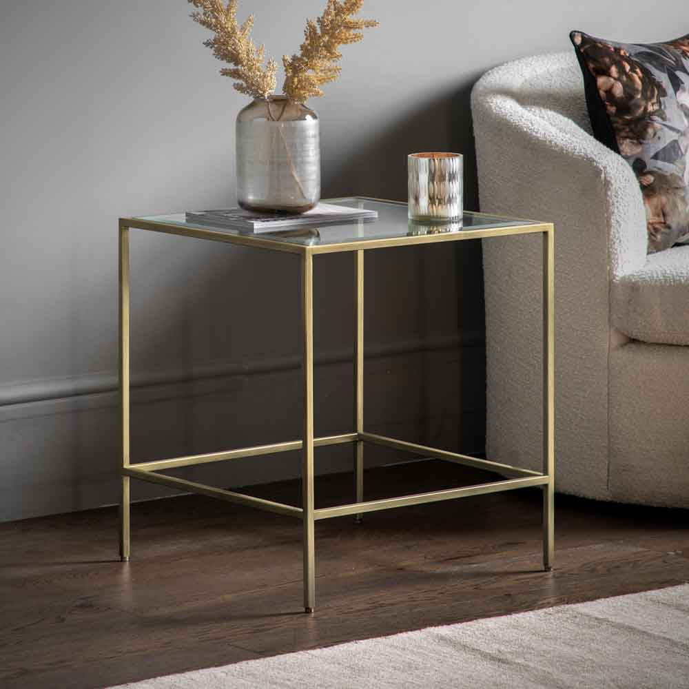 Fremont Side Table Champagne
