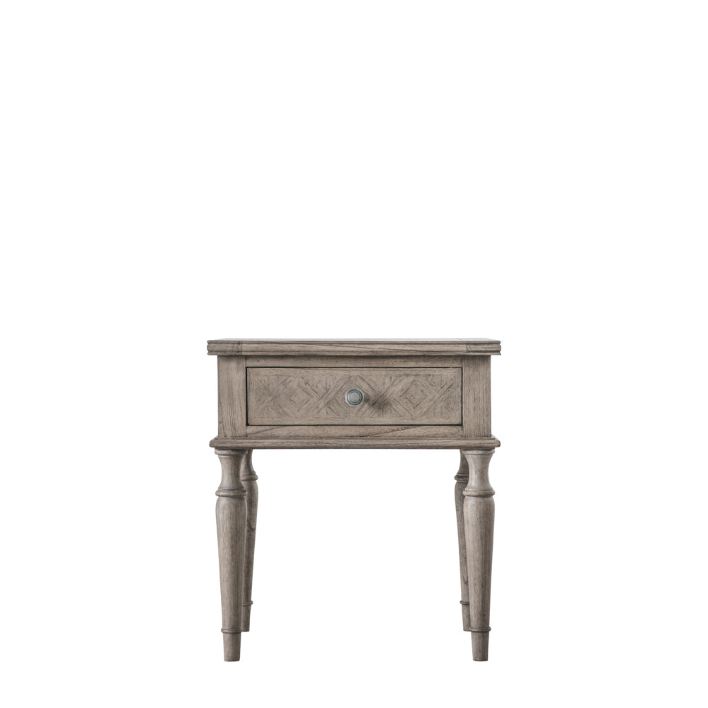 Reims 1 Drawer Side Table Natural