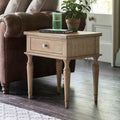Reims 1 Drawer Side Table Natural
