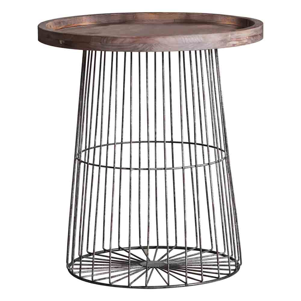 Modica Side Table Grey / Natural