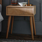 Florence 1 Drawer Side Table Oak