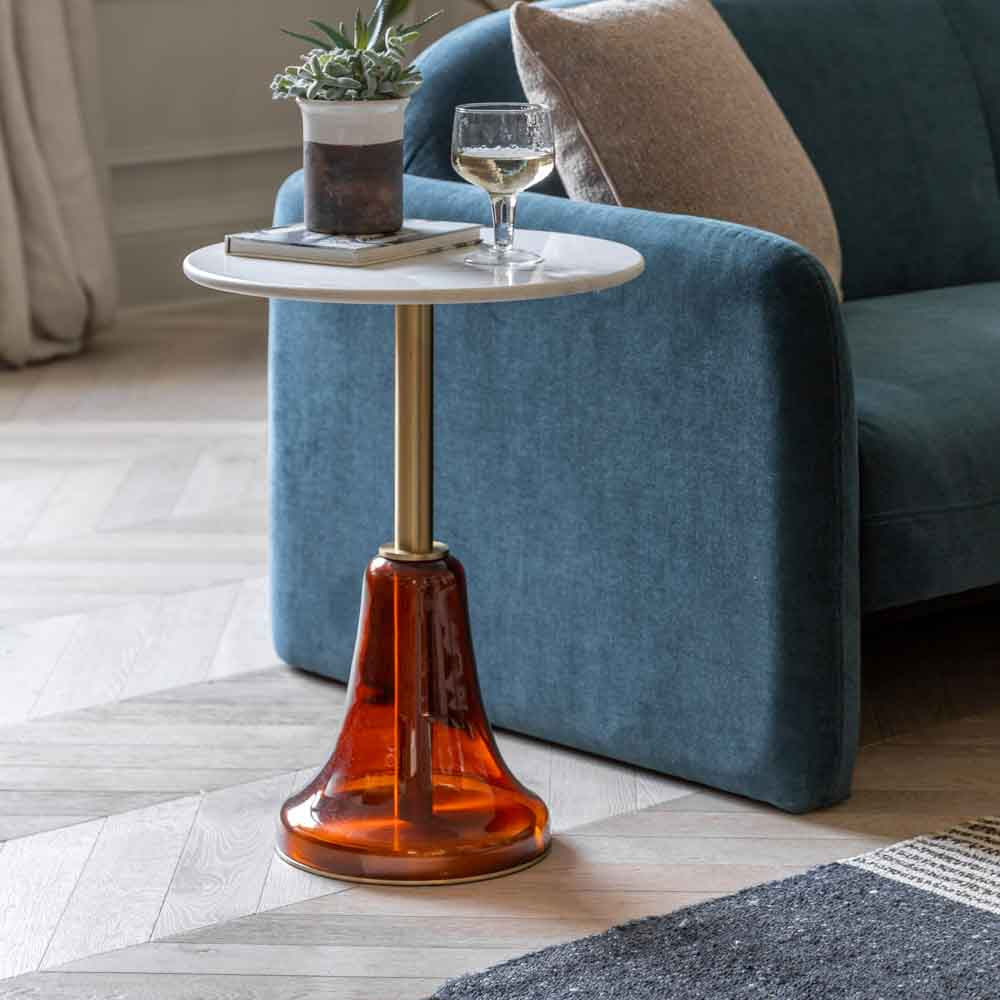 Visby Side Table Orange