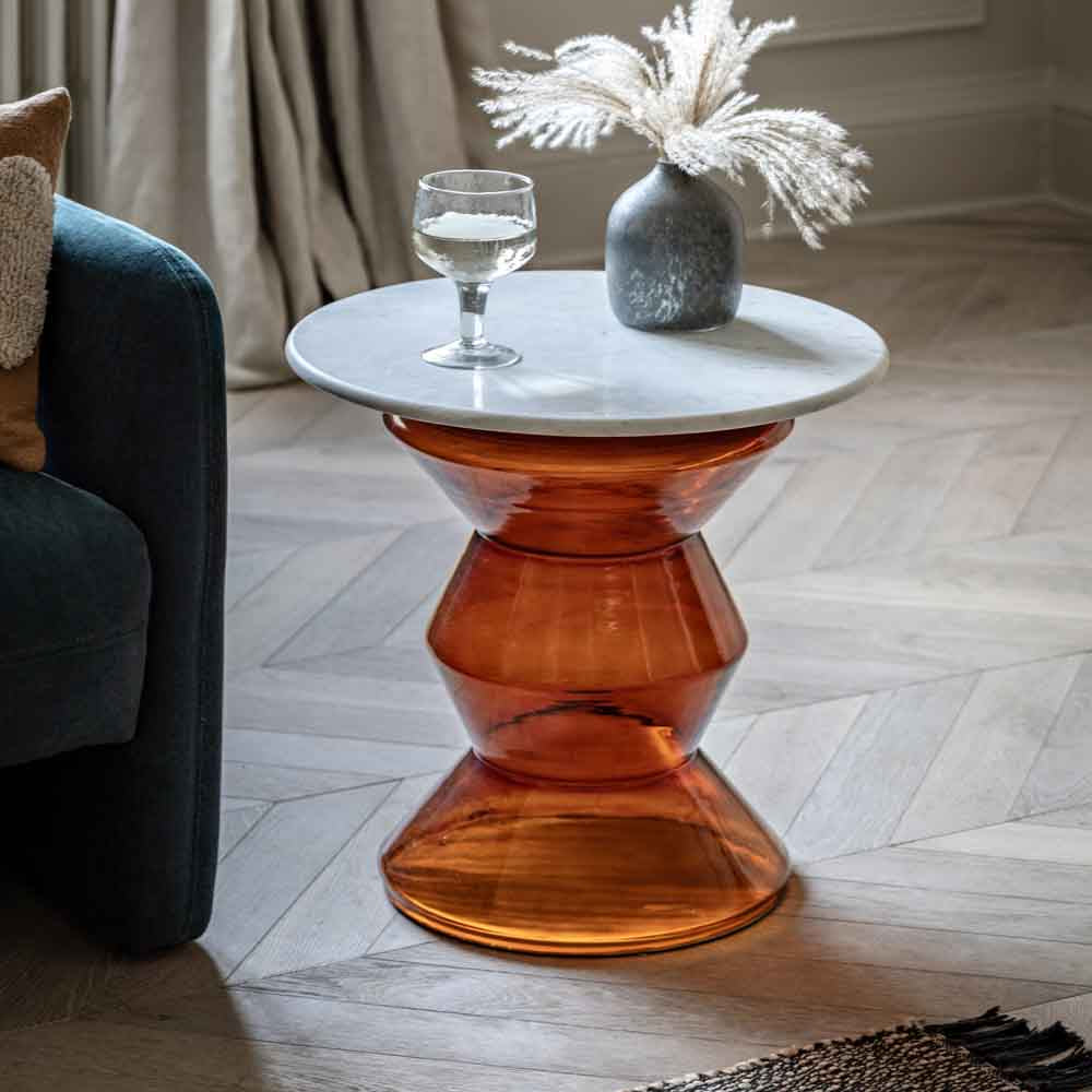 Rivoli Side Table Orange