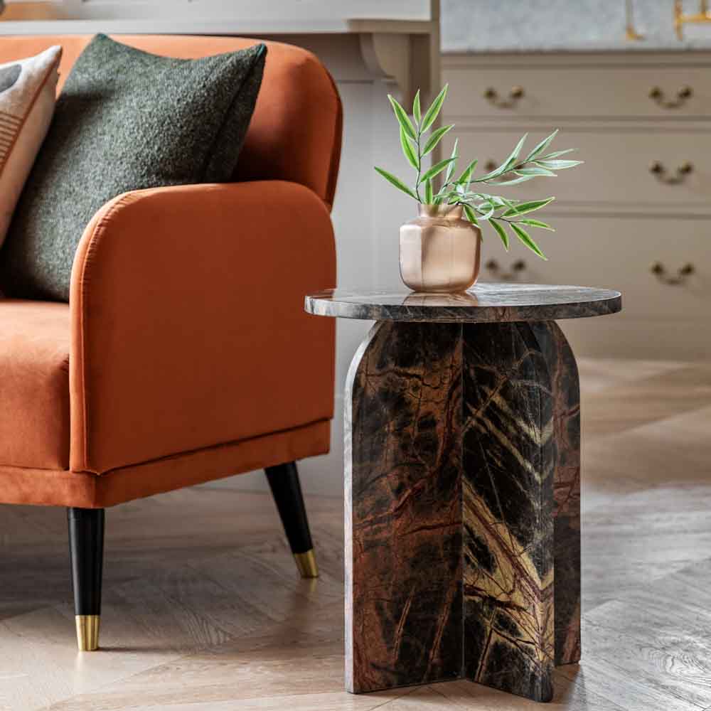 Adriatic Side Table Ember