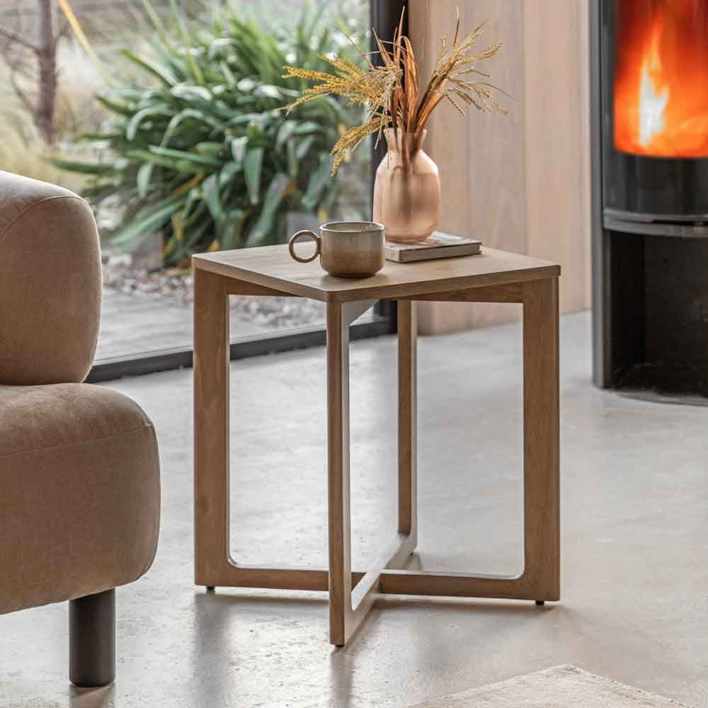 Harty Panelled Side Table
