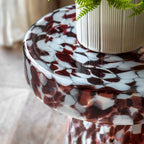 Murano Side Table Leopard