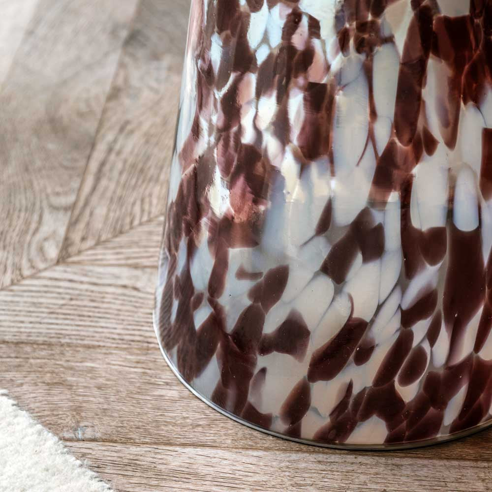 Murano Side Table Leopard