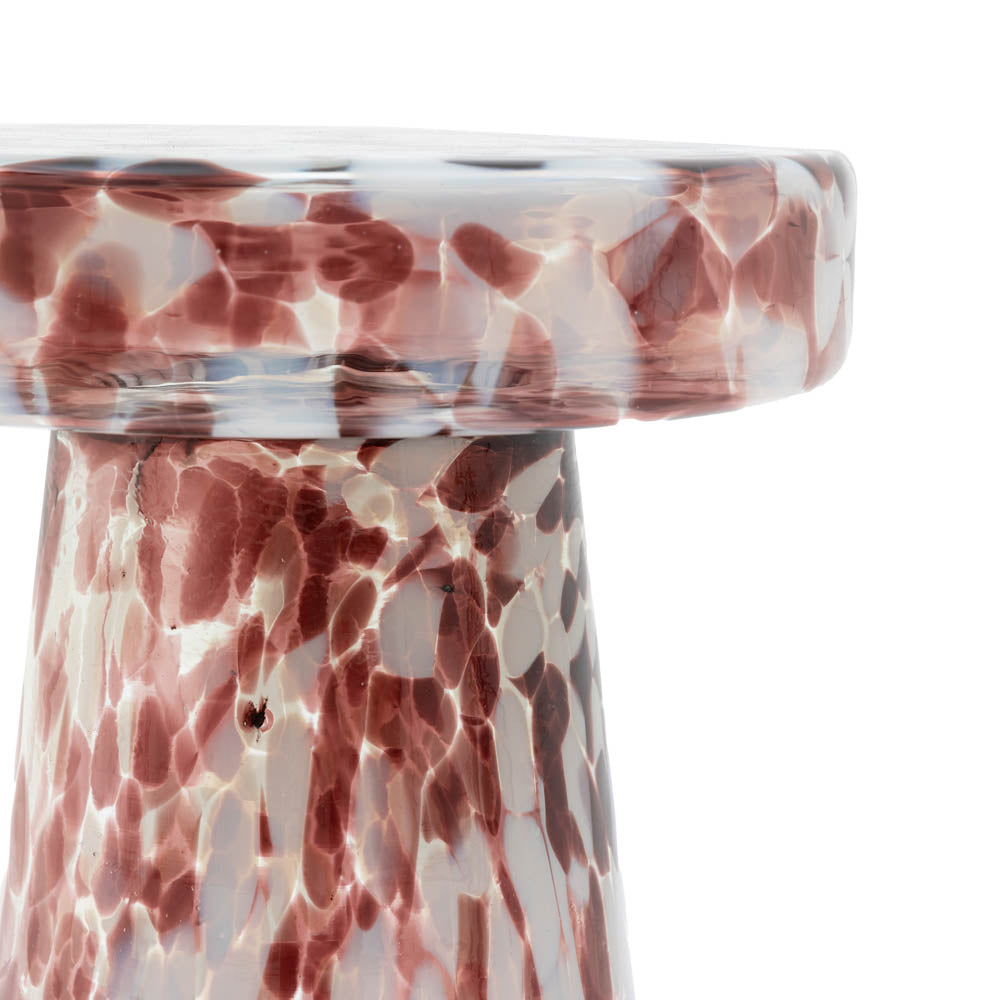 Murano Side Table Leopard