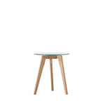 Kyoto Round Side Table Oak