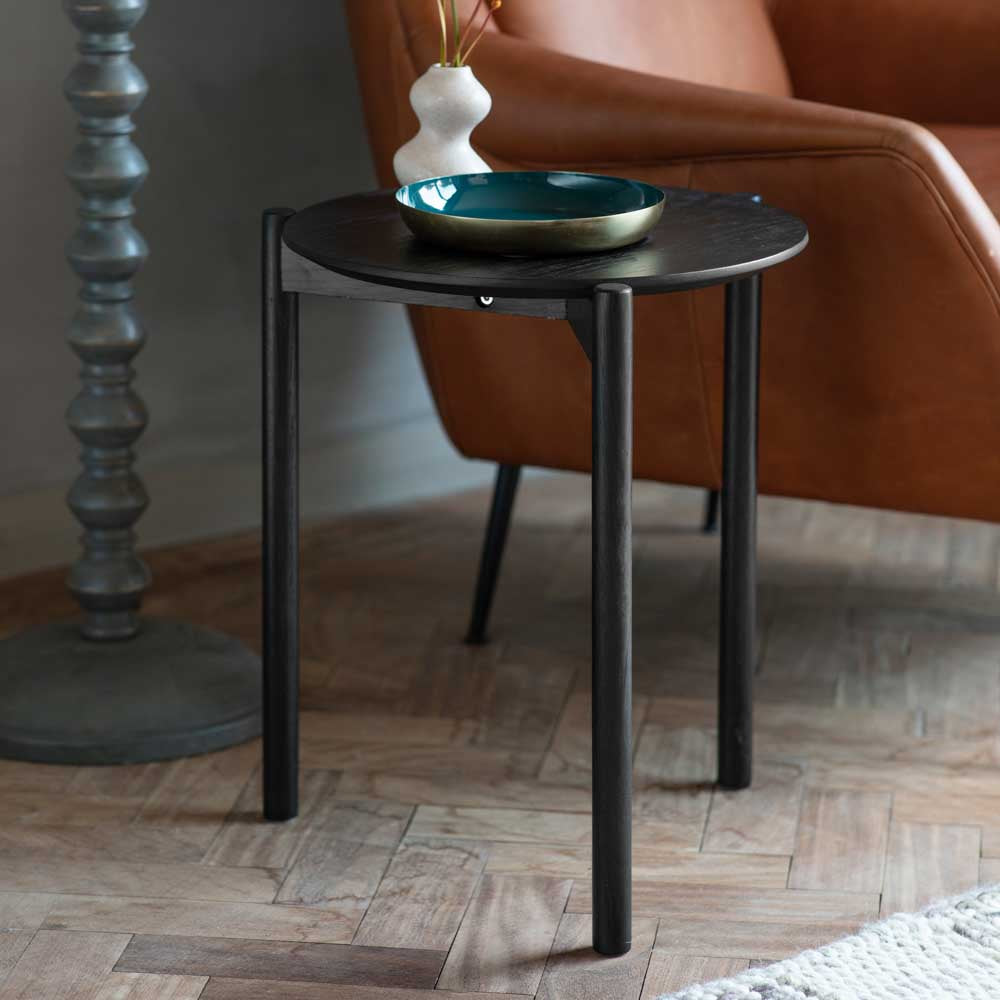 Ancona Side Table Black