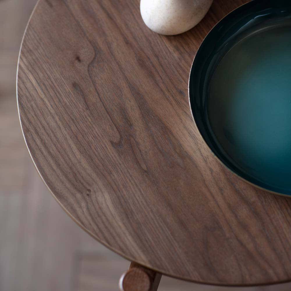 Ancona Side Table Walnut