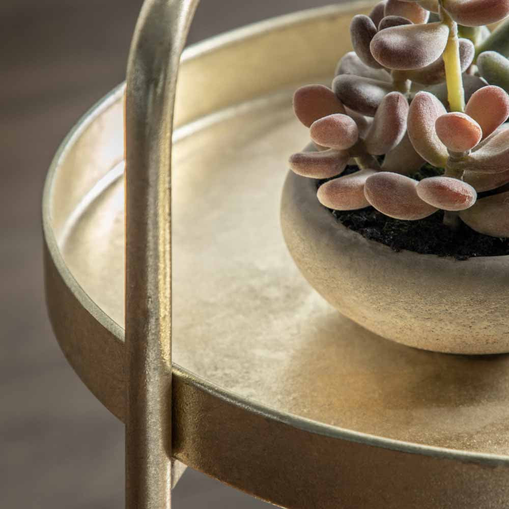 Teruel Side Table Gold