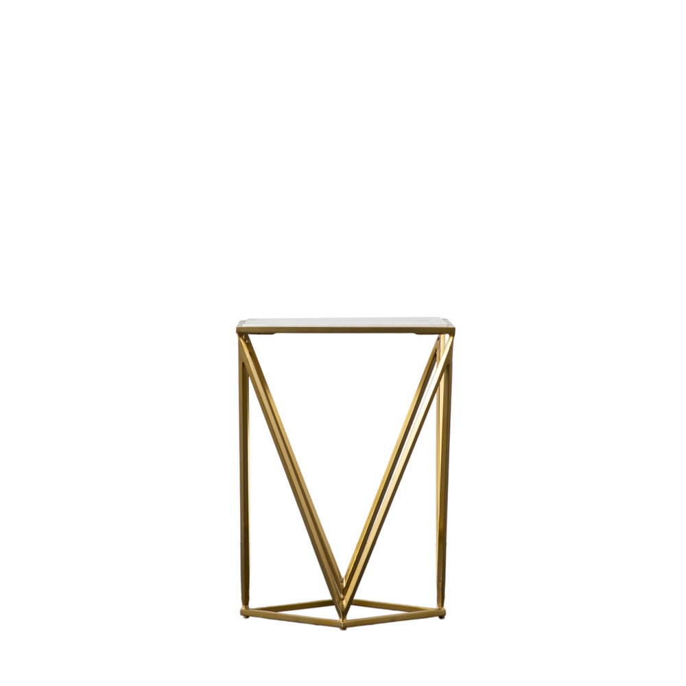 Austin Side Table Gold