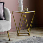 Austin Side Table Gold