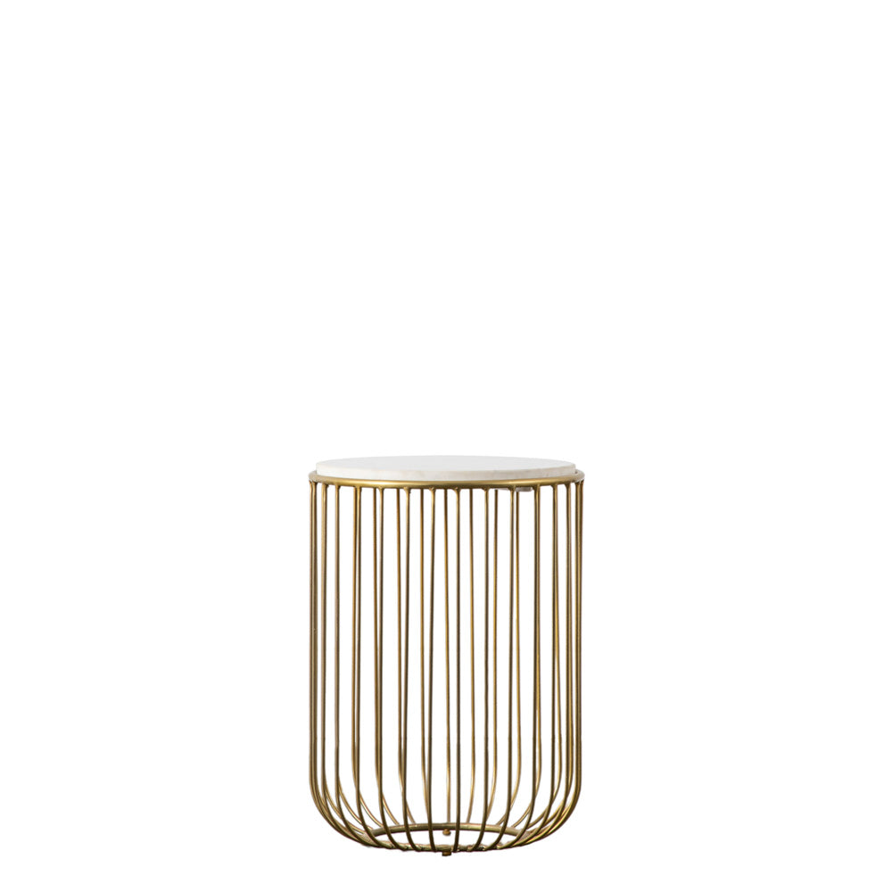 Saran Side Table Gold