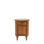 Kerman Drum Side Table Peroba