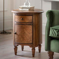 Kerman Drum Side Table Peroba