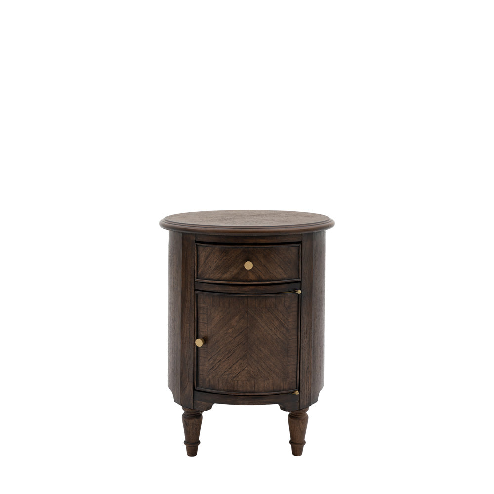Amarante Drum Side Table