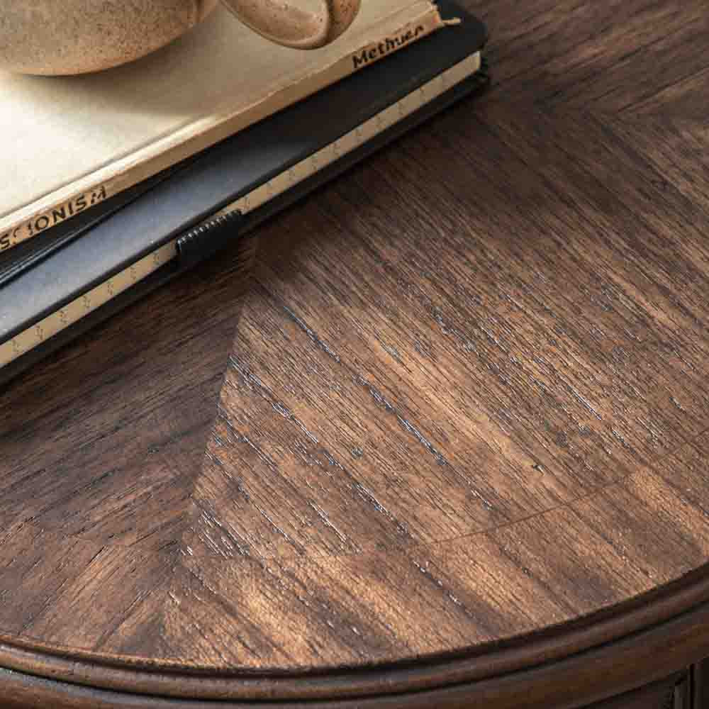 Amarante Drum Side Table