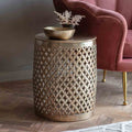 Rabat Side Table Light Gold
