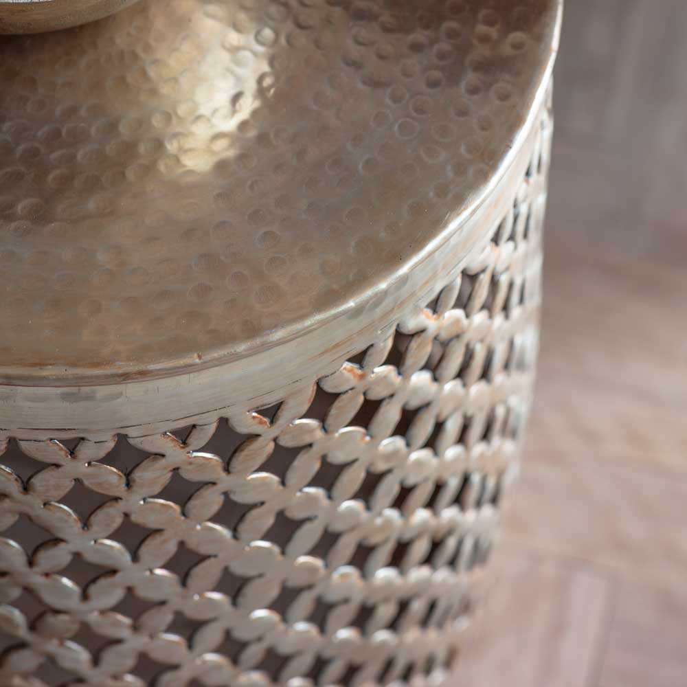 Rabat Side Table Light Gold