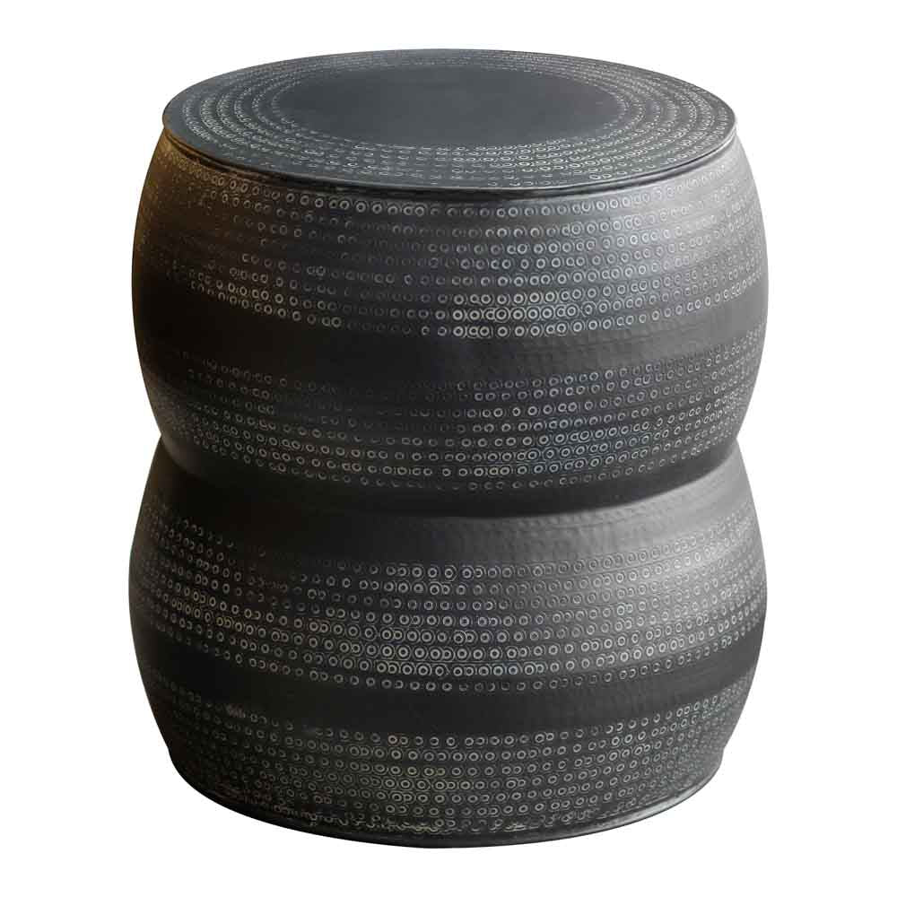 Arad Side Table Antique Charcoal