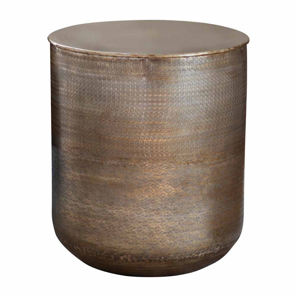 Cali Side Table Antique Brass