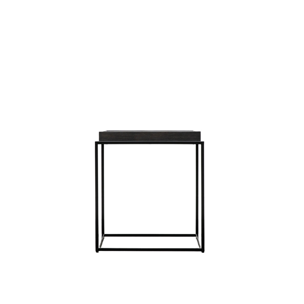 Montgomery Tray Side Table Black