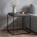 Montgomery Tray Side Table Black