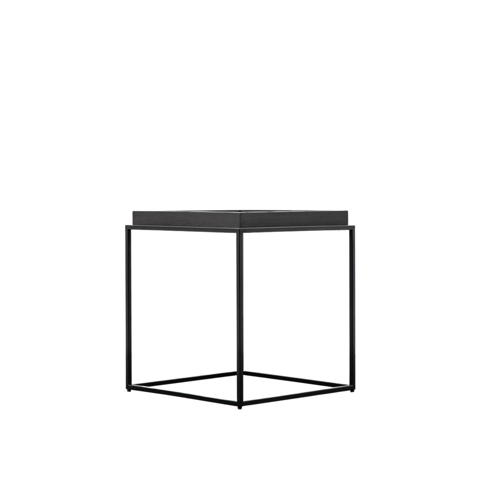 Montgomery Tray Side Table Black