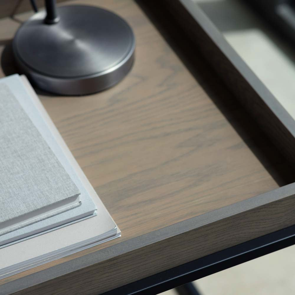 Montgomery Tray Side Table Grey