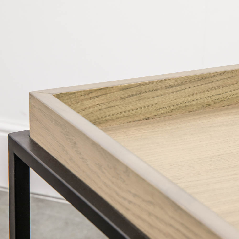 Montgomery Tray Side Table Grey