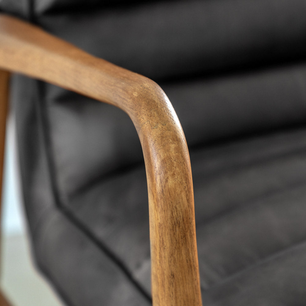 Busan 2 Seater Sofa Antique Ebony