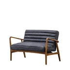 Busan 2 Seater Sofa Antique Ebony