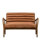 Busan 2 Seater Sofa Vintage Brown Leather