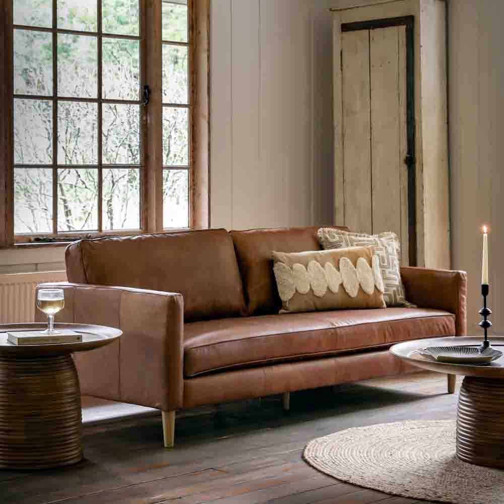 Bursa 2 Seater Sofa Vintage Brown Leather
