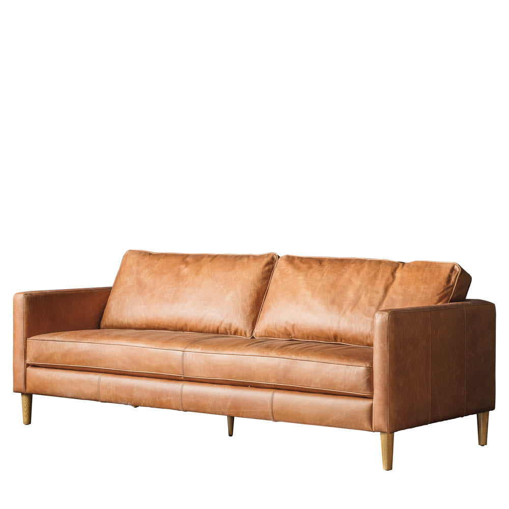 Bursa 2 Seater Sofa Vintage Brown Leather