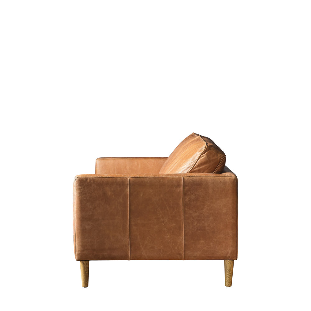Bursa 2 Seater Sofa Vintage Brown Leather