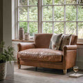 Buckingham Sofa Vintage Brown Leather
