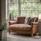 Buckingham Sofa Vintage Brown Leather