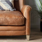 Buckingham Sofa Vintage Brown Leather
