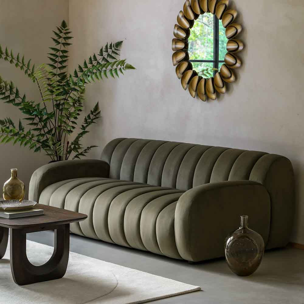 Costa 3 Seater Sofa Moss