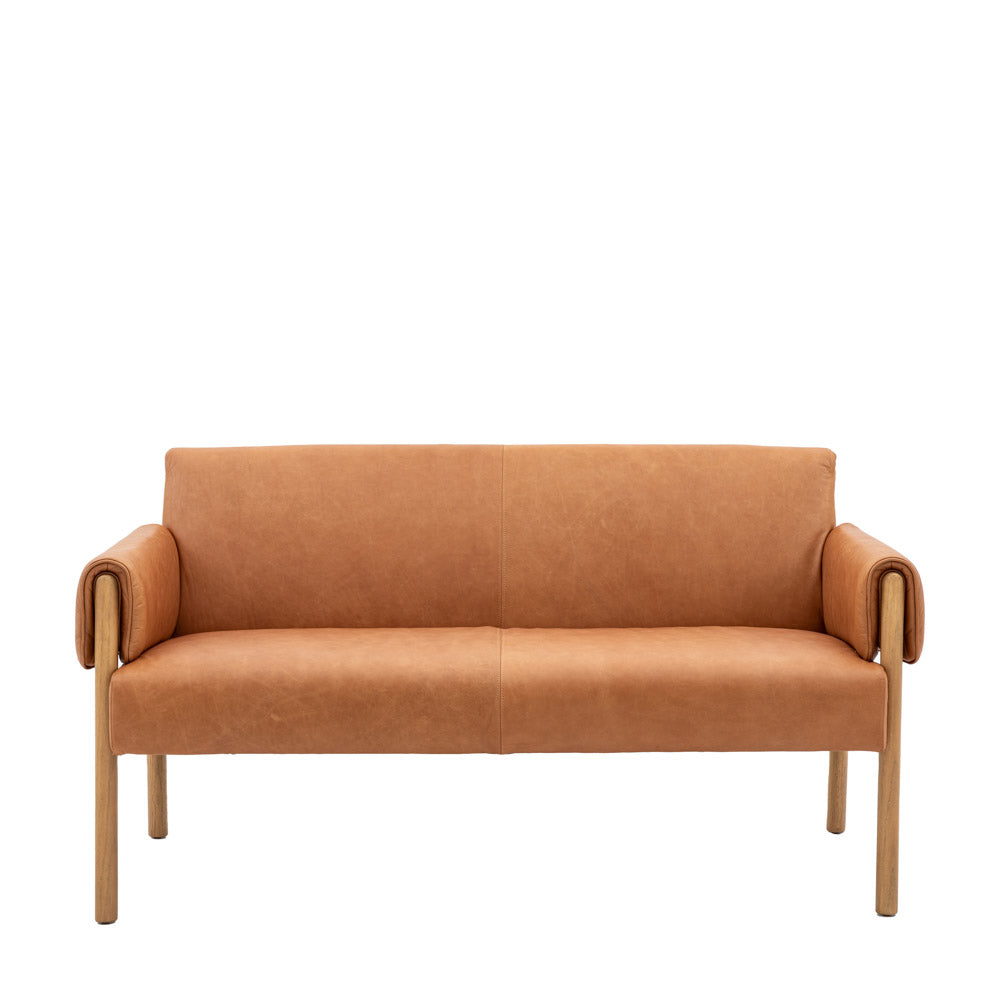 Avon 2 Seater Sofa Brown Leather