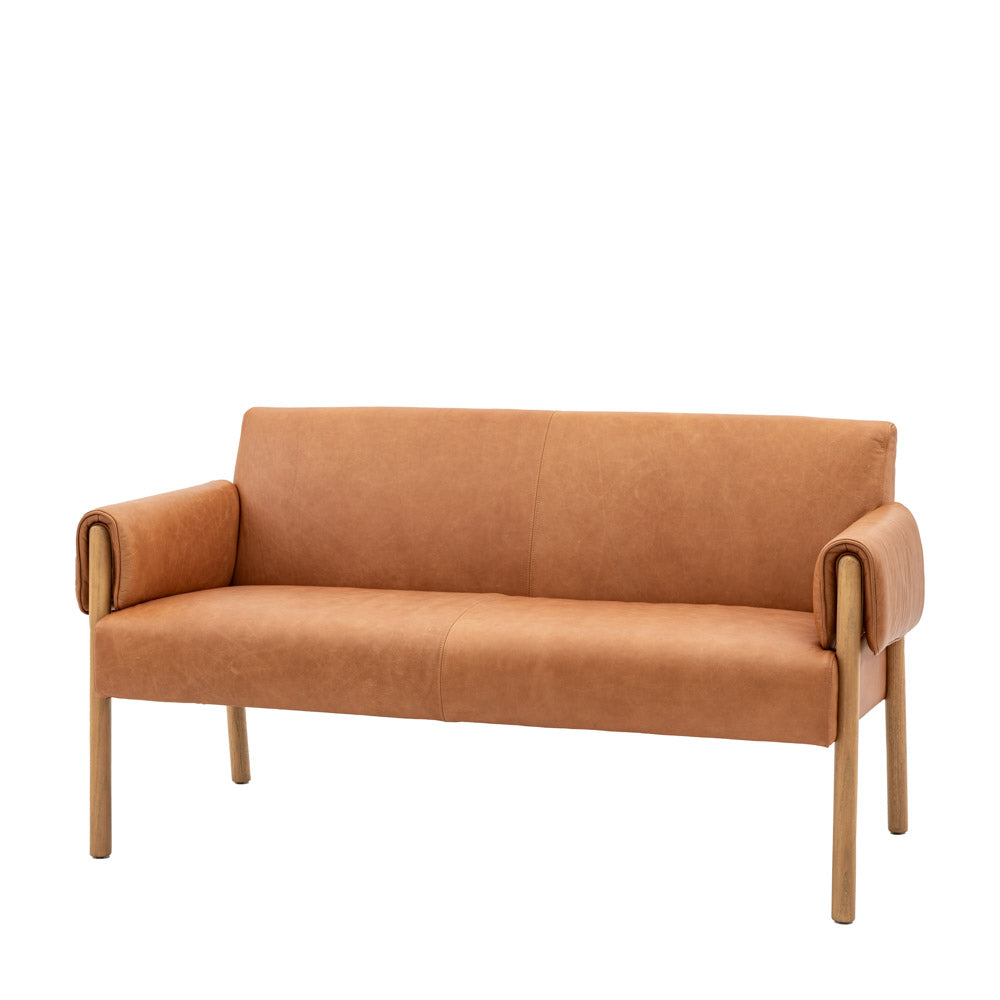 Avon 2 Seater Sofa Brown Leather