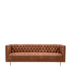 Lymington Sofa Antique Brown Leather