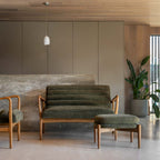 Busan 2 Seater Sofa Green Boucle