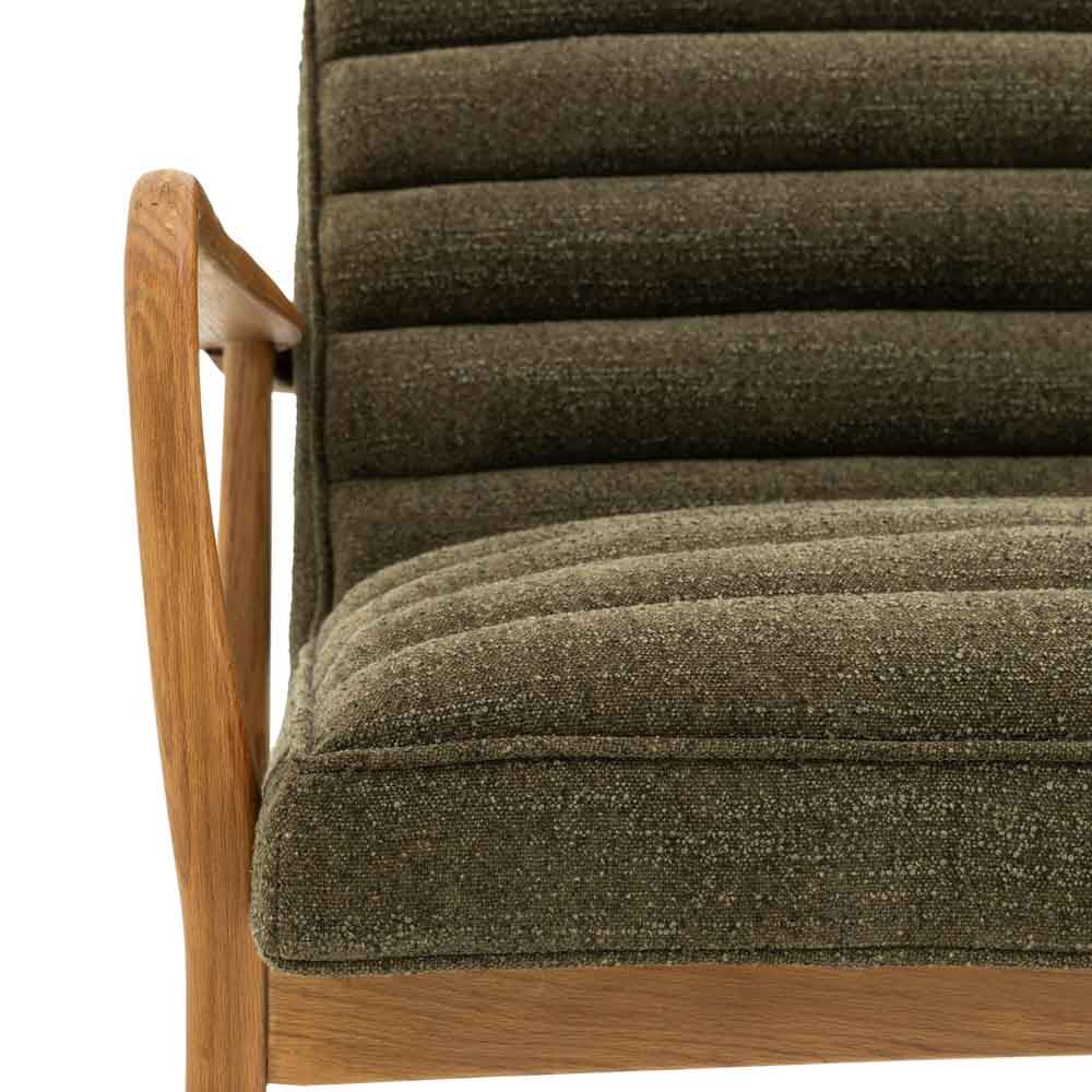 Busan 2 Seater Sofa Green Boucle