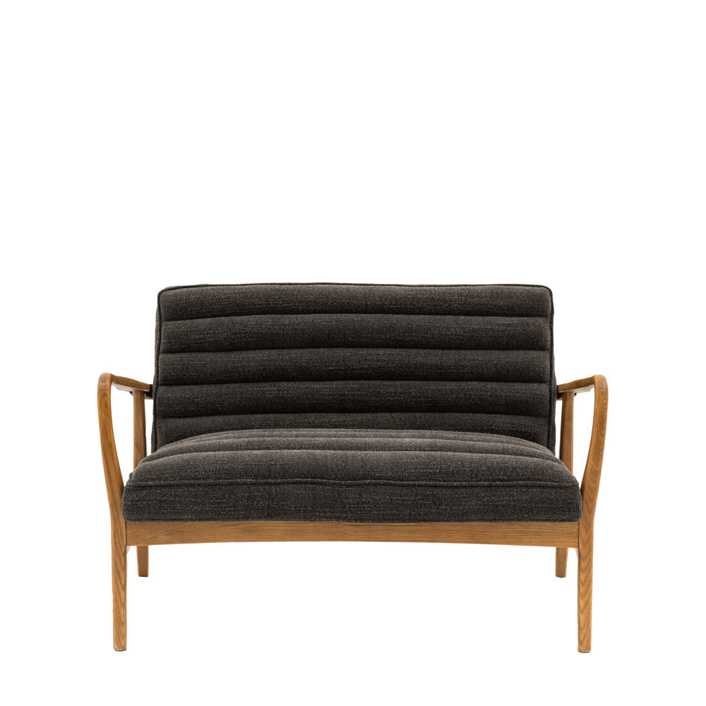 Busan 2 Seater Sofa Charcoal Boucle