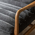 Busan 2 Seater Sofa Charcoal Boucle